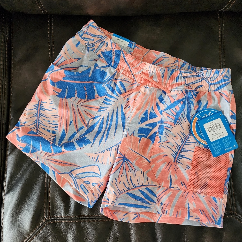 NWT Columbia PFG Tropical Shorts